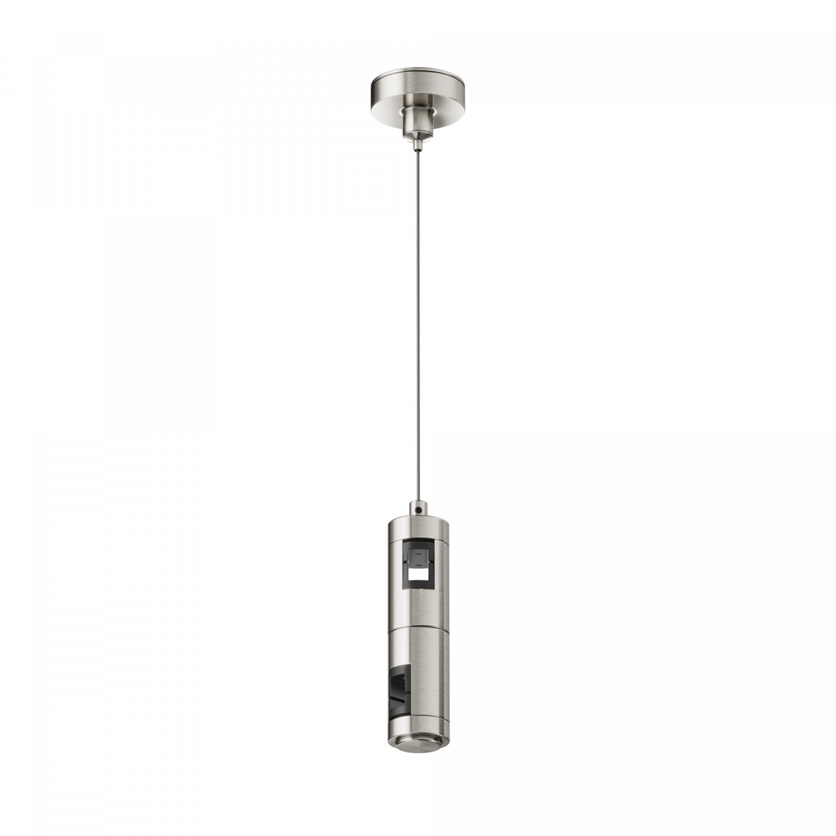 Подвес тросовый Hang двойной Flarity платина Maytoni Technical TRA157SW-D1-PT