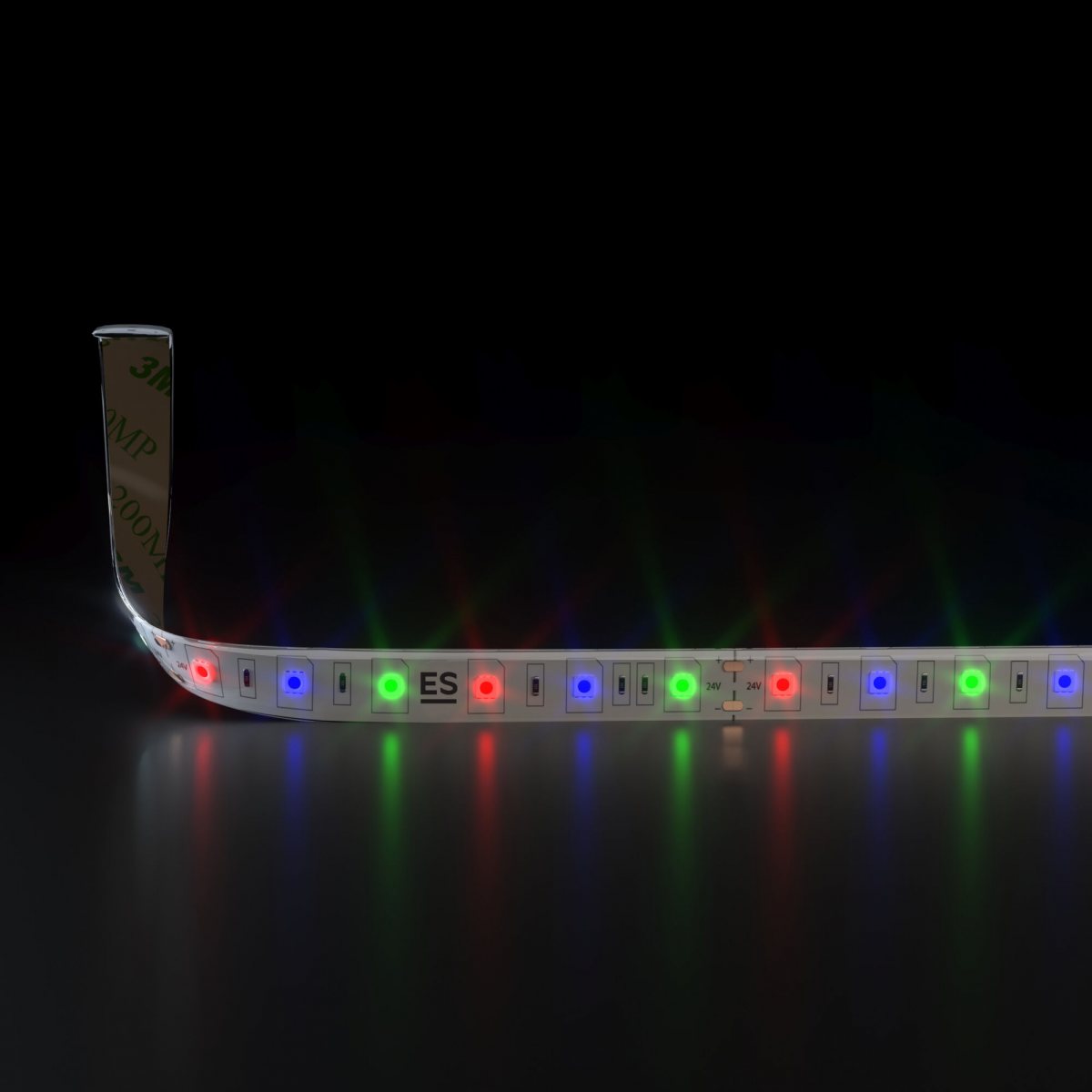 Светодиодная лента 24 В 14,4 Вт/м 60 Led/м 5050 IP65, RGB, 5 м