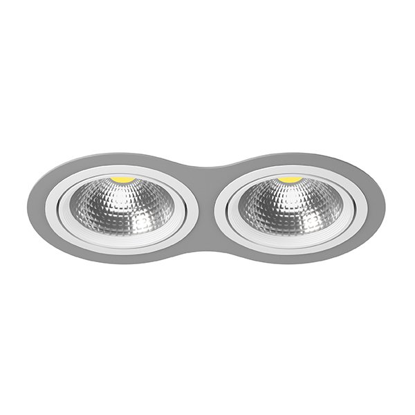 Комплект из светильника и рамки Intero 111 Intero 111, серый Lightstar i9290606