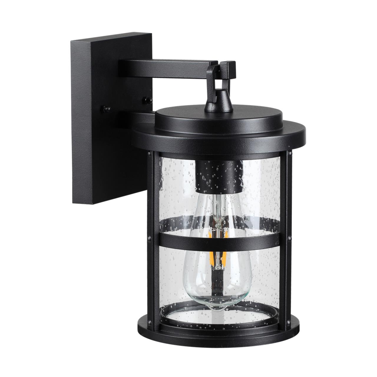 Черный/стекло Ландшафтный настен.светильник E27 1*60W IP44 MAGUS NATURE, арт. 4964/1W