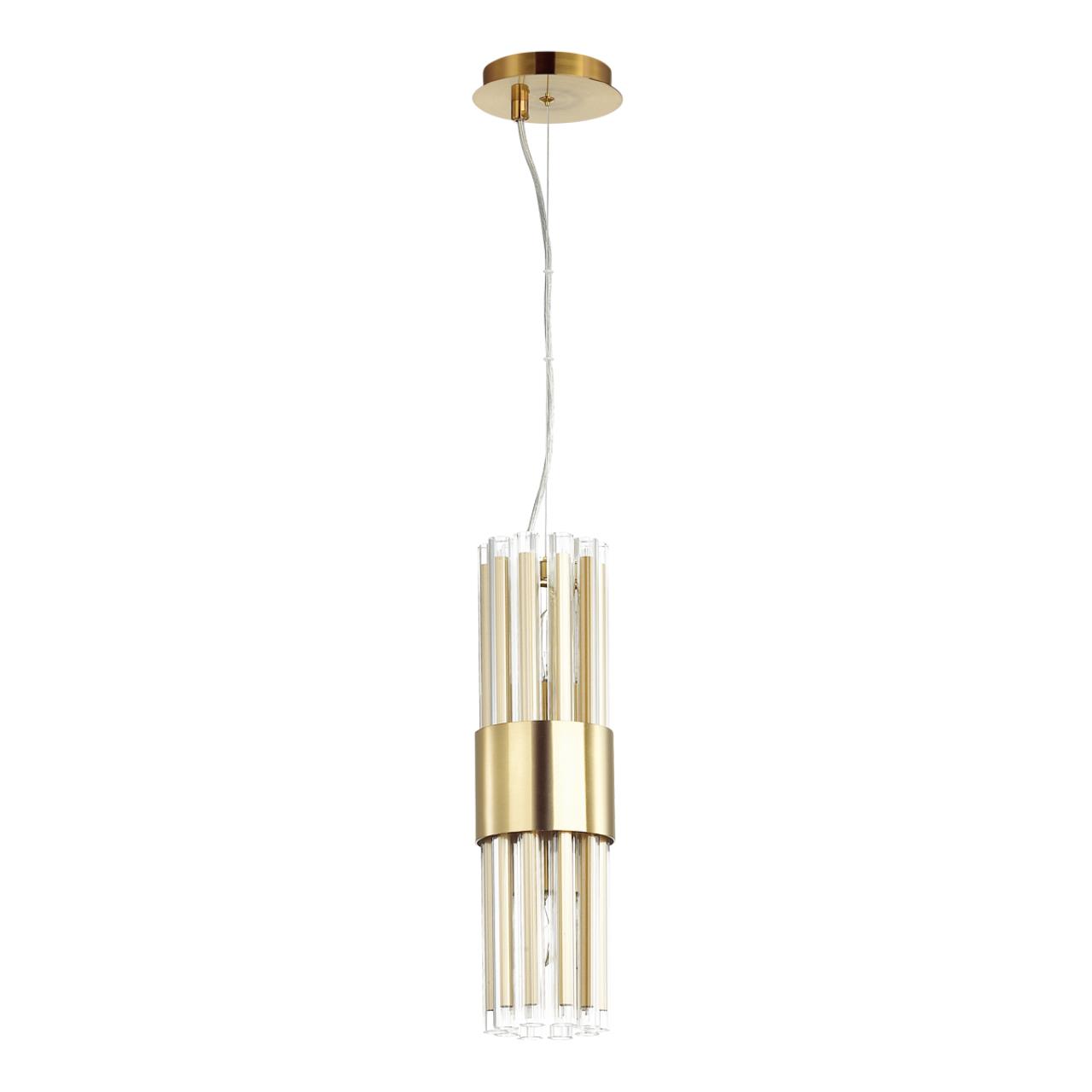 Золото/металл/стекло Подвес E14 2*40W VIKETA HALL, арт. 4786/2
