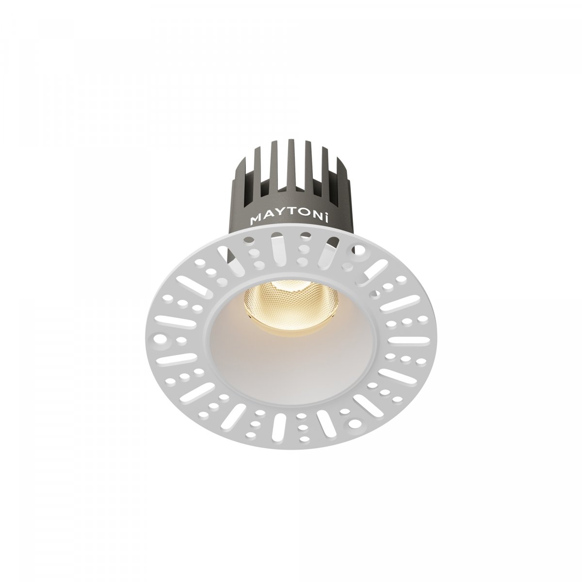 Встраиваемый светильник Maytoni Technical Dip DL124-10W-3K-TRS-W, белый