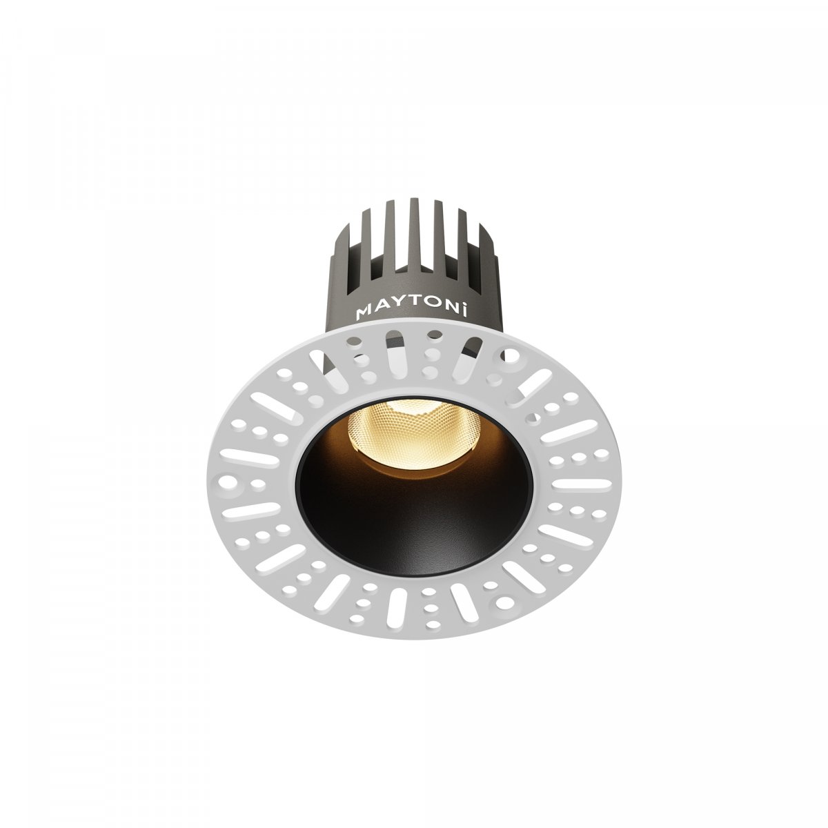 Встраиваемый светильник Maytoni Technical Dip DL124-10W-2.7K-TRS-B, черный