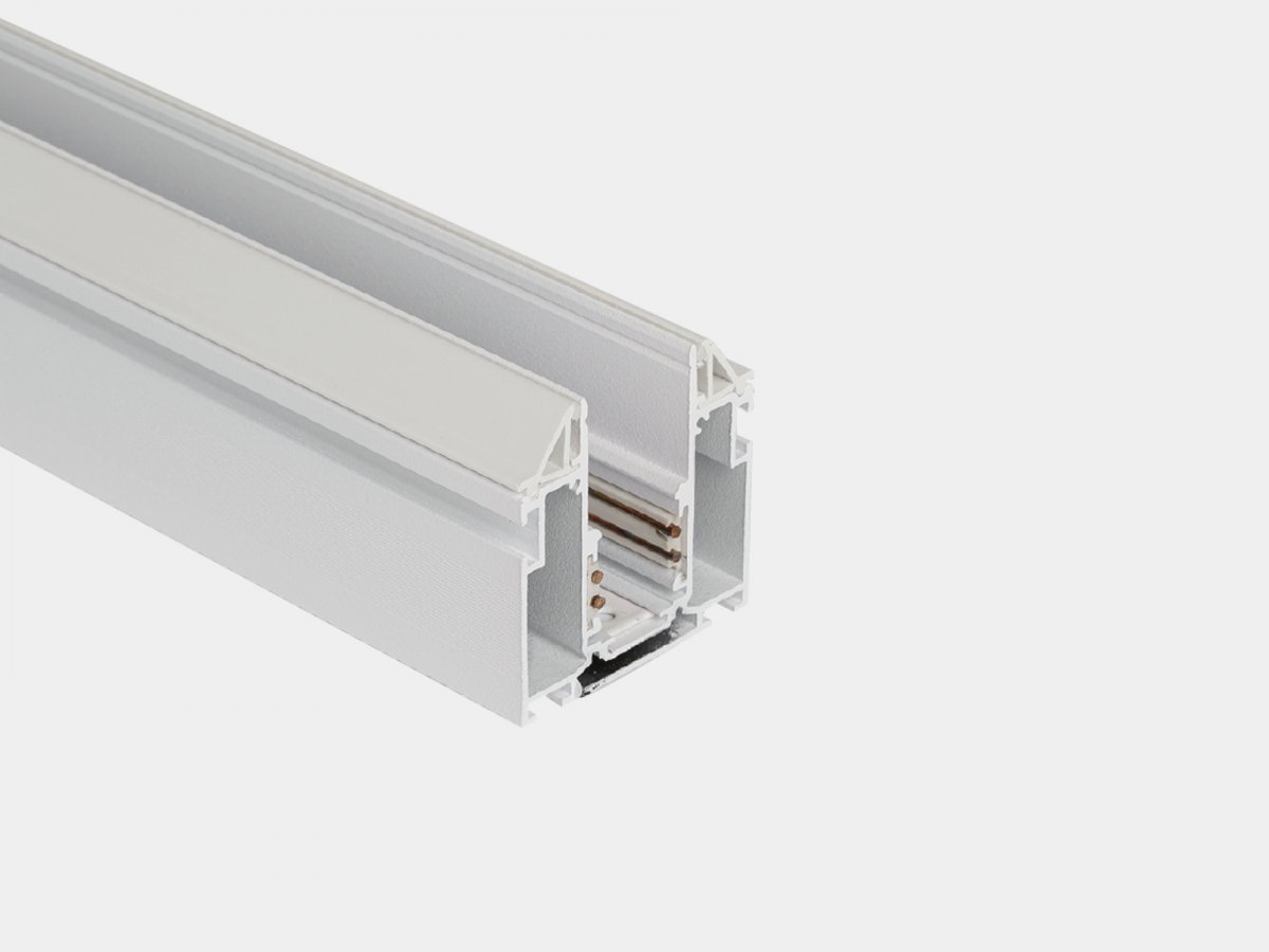 Шинопровод SWG SY-LINK-IZI-2.5-WH, шинопровод встраиваемый в натяжной потолок, 48В, белый, 2,5м, SY-LINK-IZI-2.5-WH