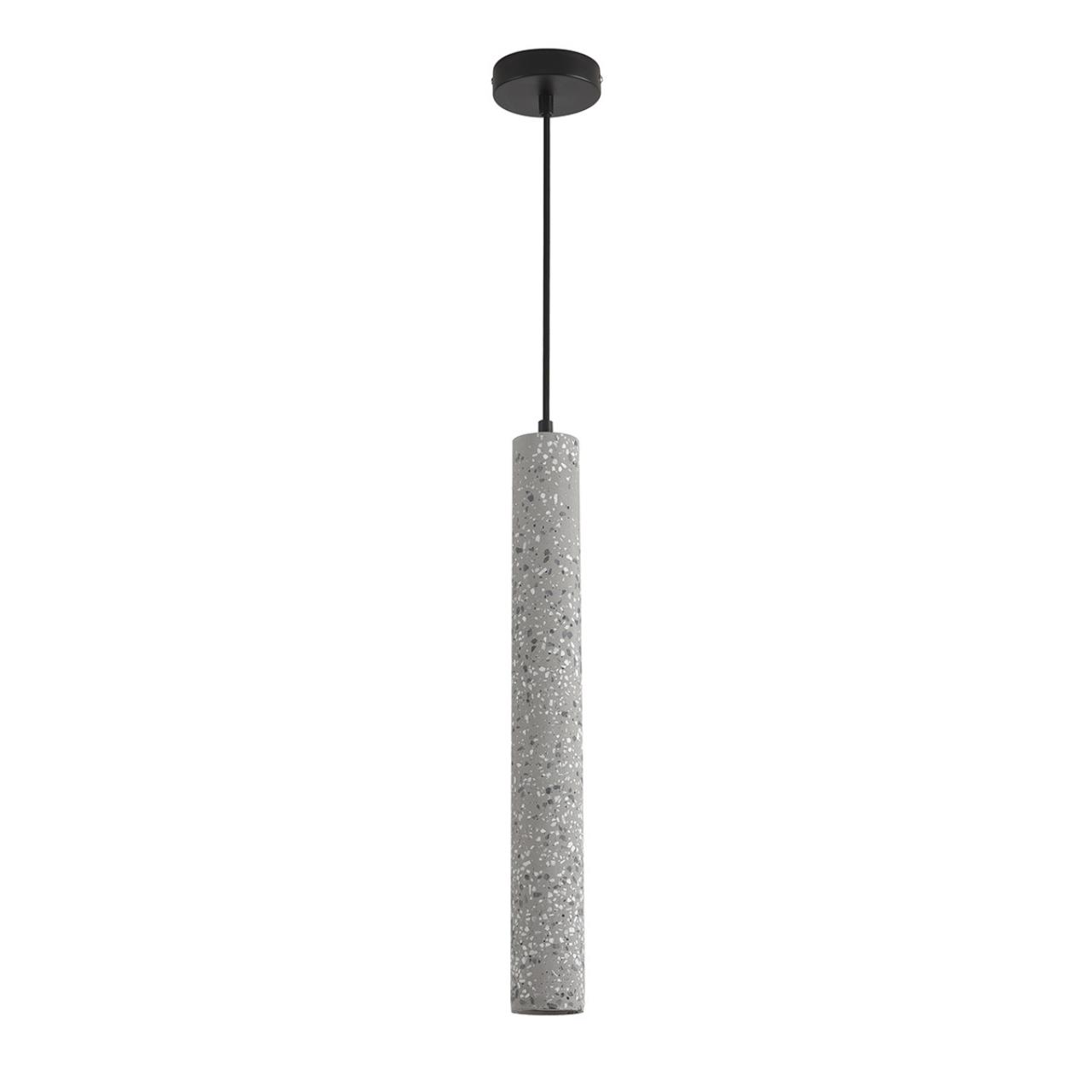 Черный/серый, металл/цемент Подвес GU10 LED 5W 220V SHAMAREL SUSPENTIONI, арт. 8357/1B