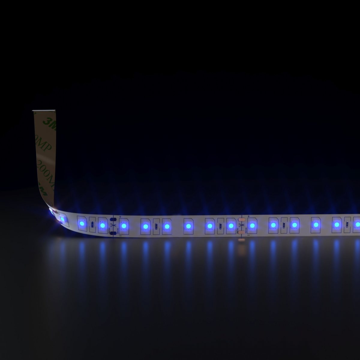 Светодиодная лента 24 В 14,4 Вт/м 60 Led/м 5050 IP20, синий, 5 м