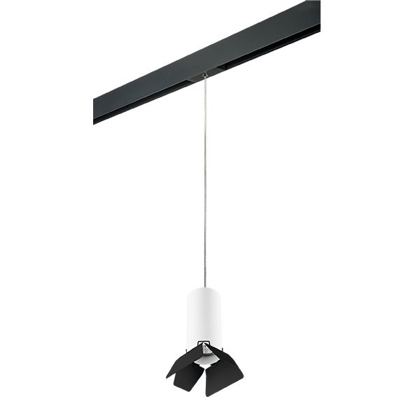 Комплект со светильником Rullo для трека PRO Rullo, черный Lightstar PRORP486437