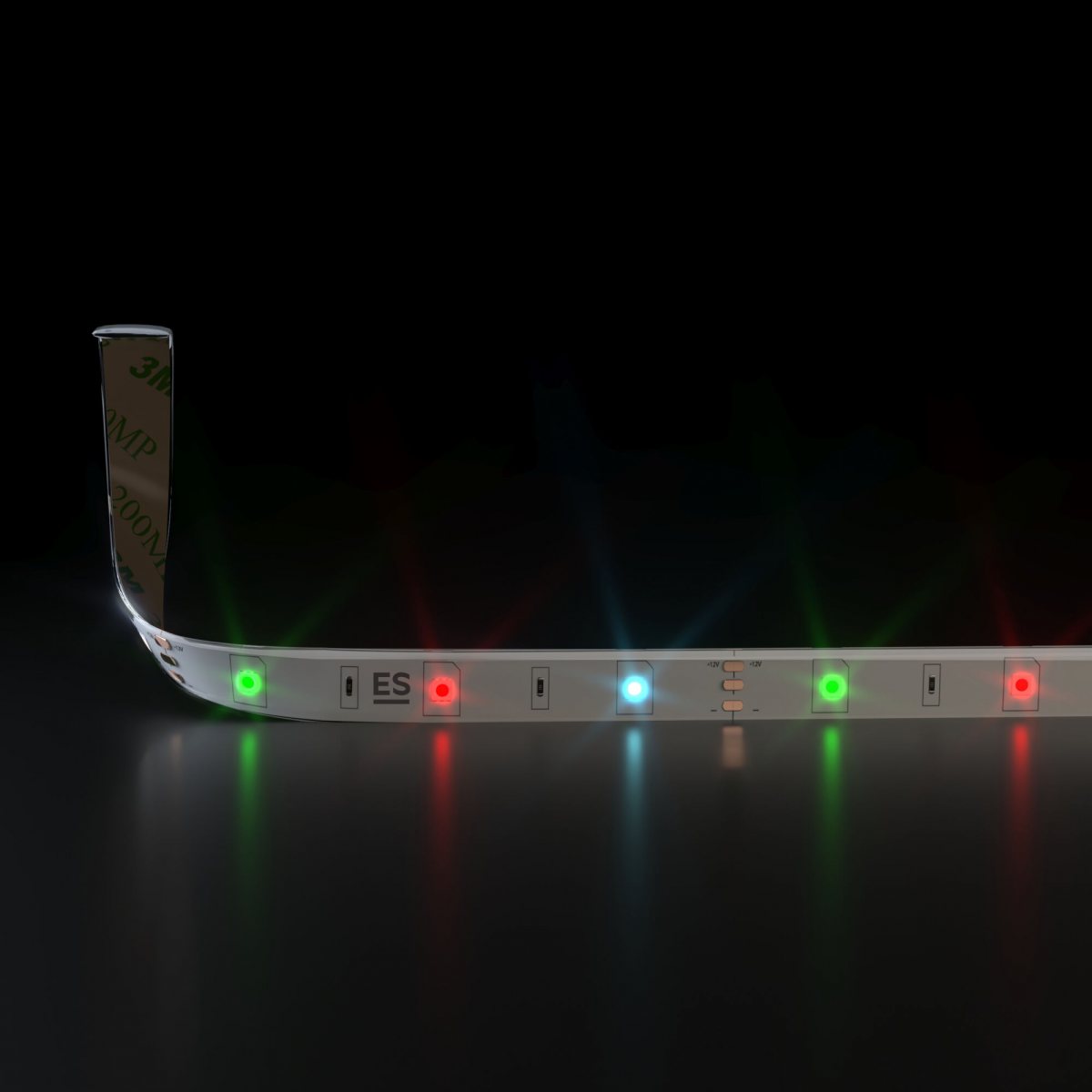 Светодиодная лента 12 В 7,2 Вт/м 30 Led/м 5050 IP65, мультиколор, 5 м