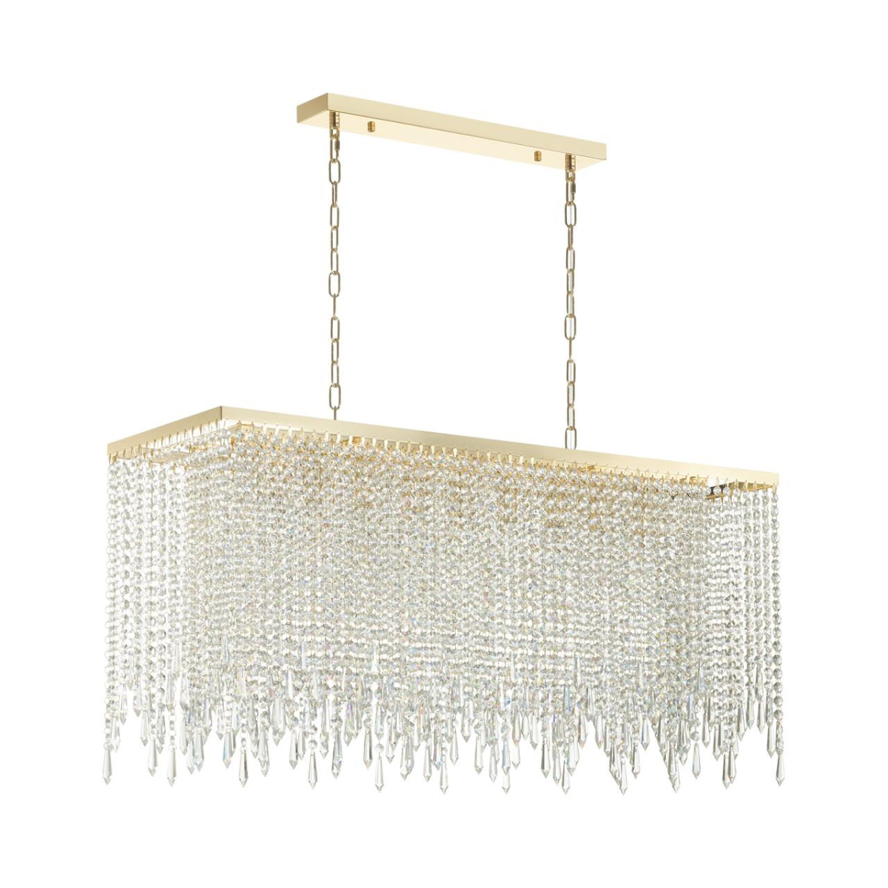 Золотой/прозрачный металл/хрусталь Люстра E14 9*40W CHOKKA MODERN, арт. 5028/9A