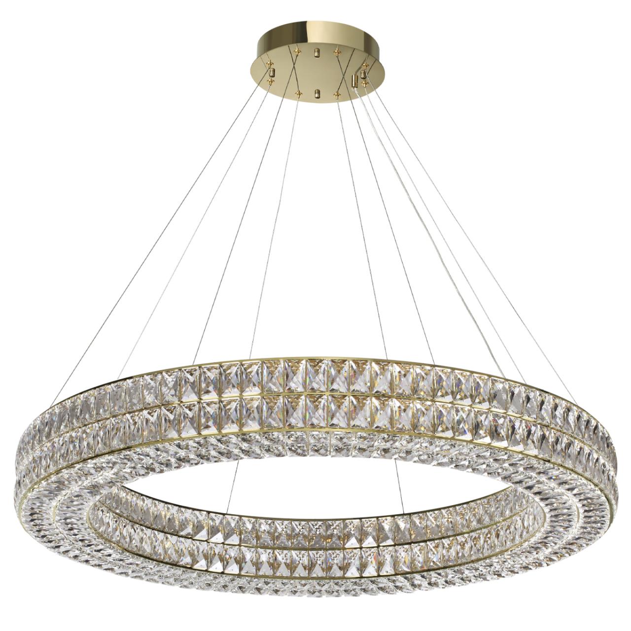 Золото/металл/хрусталь Люстра LED 98W 4000K 5850Лм PANTA L-VISION, арт. 4926/98L
