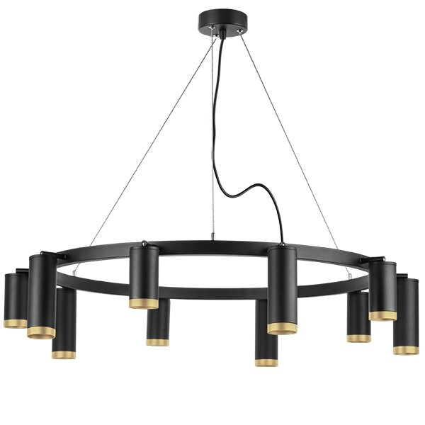 Люстра подвесная Rullo, черный Lightstar LR02037587540