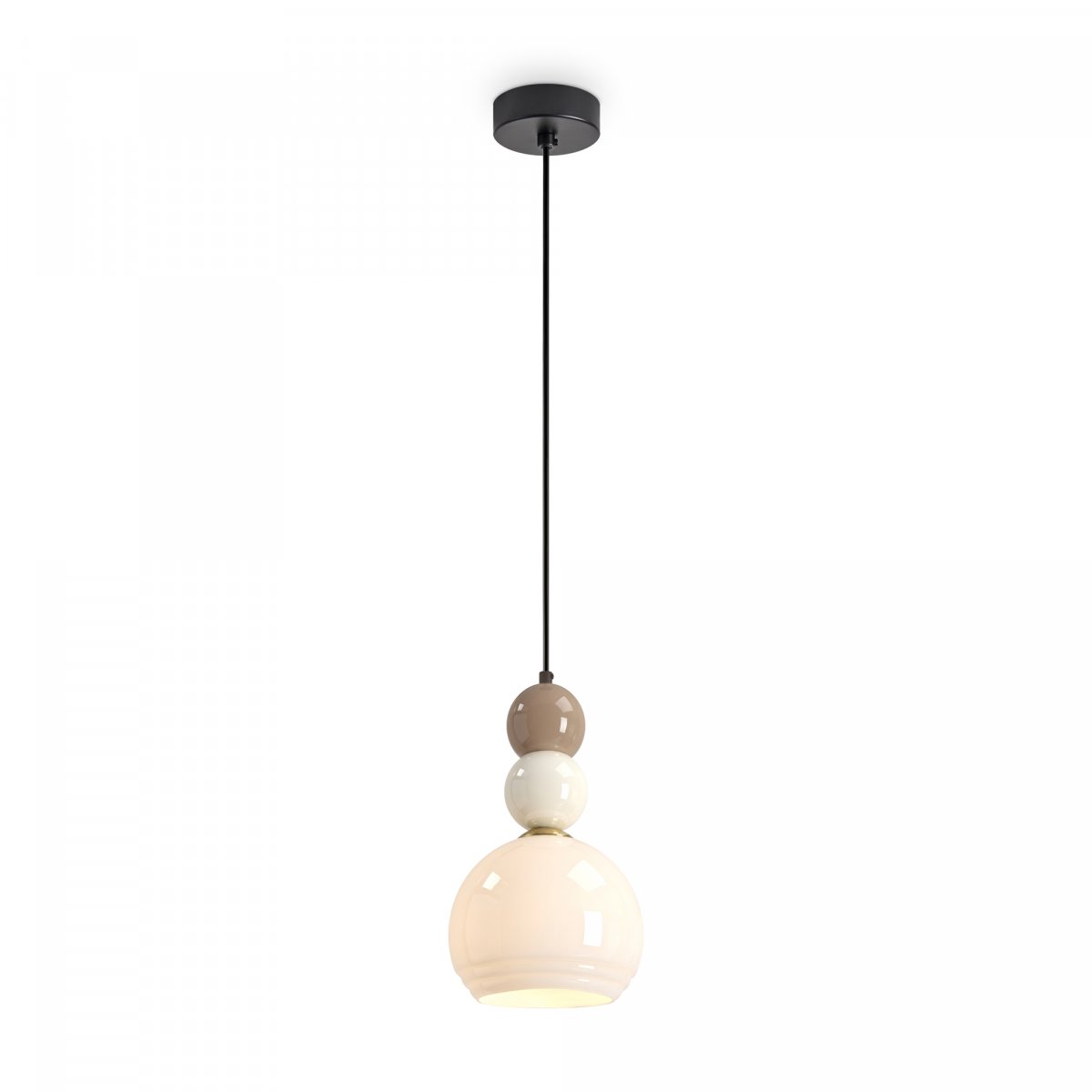 Подвесной светильник Freya Globo FR5628PL-01BGW, черный