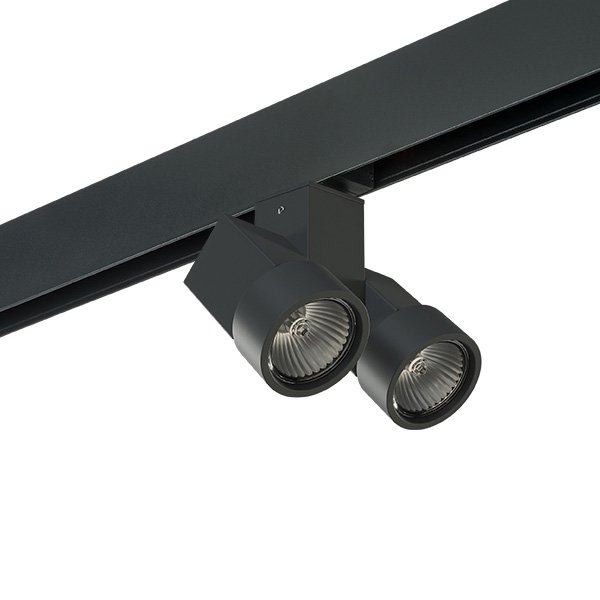 Комплект со светильником Illumo для трека PRO Illumo X2, черный Lightstar PRO051037