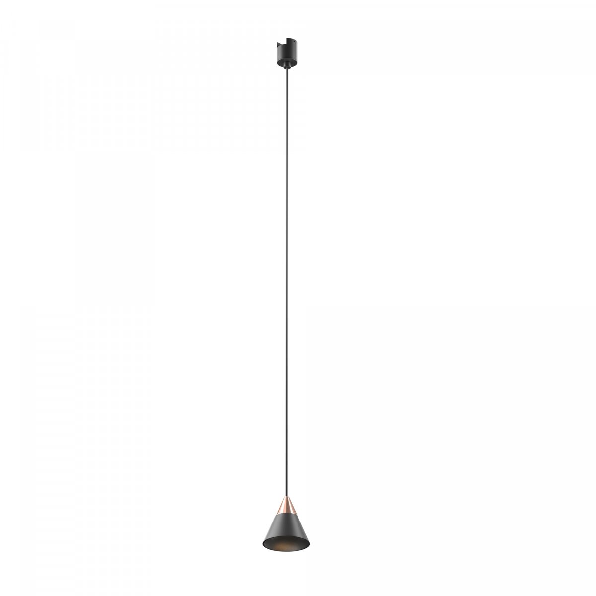 Трековый подвесной светильник Maytoni Technical Cono TR166-1-7W3K-M-B, черный
