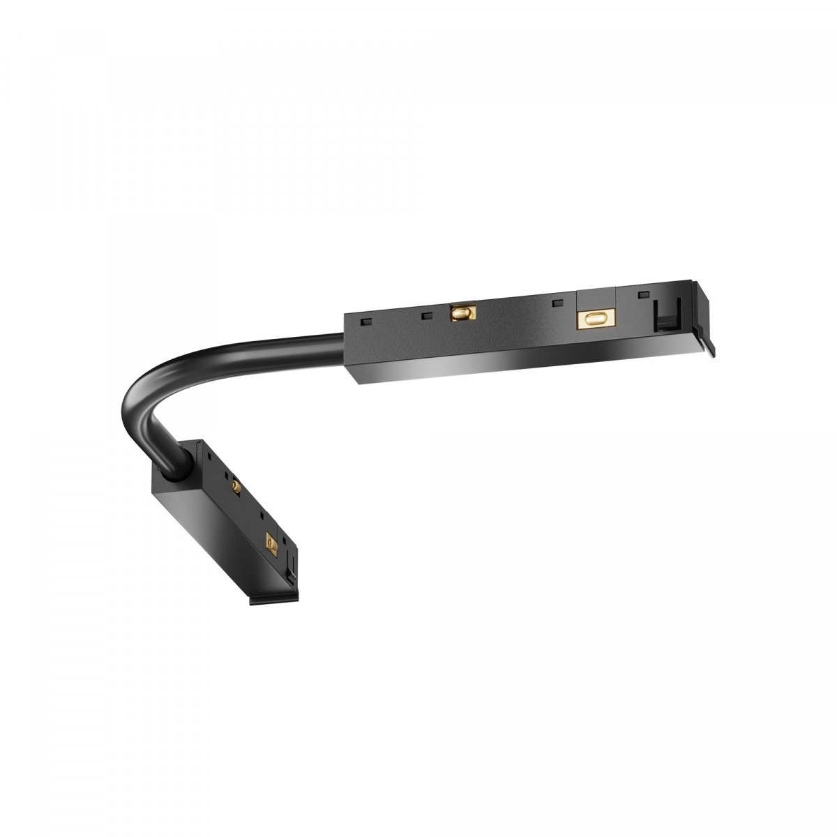 Коннектор питания угловой Exility X, черный Maytoni Technical TRA239CS-42B