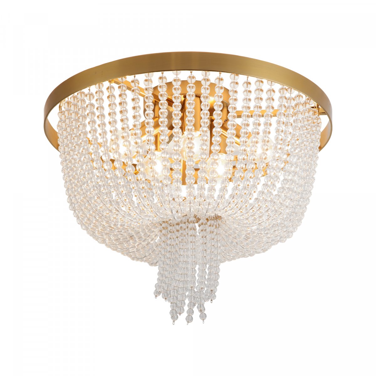 Потолочный светильник Freya Ornament FR1008CL-04BS, латунь