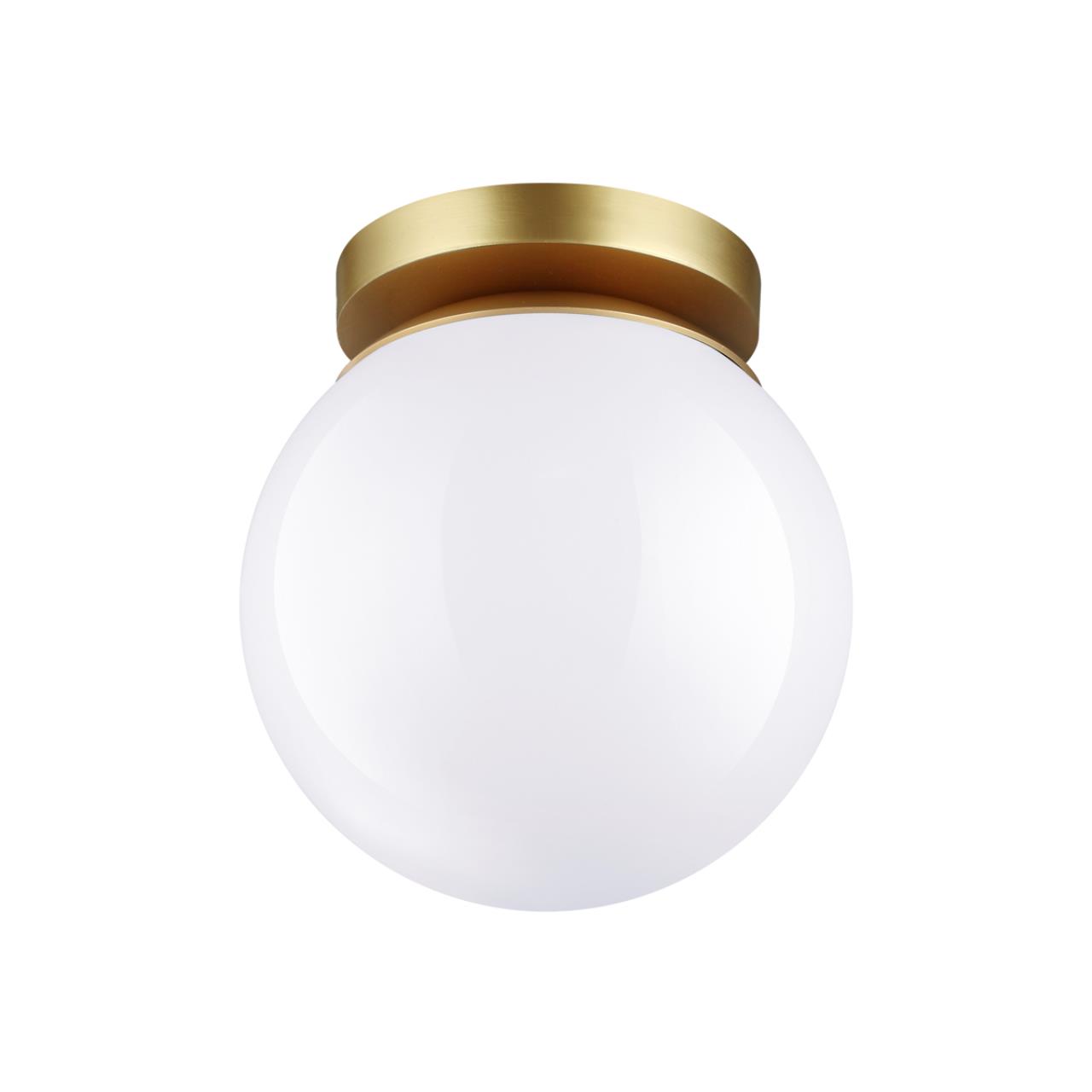 Золотист/металл/белый/акрил Потолочный светильник IP44 E27 LED max 5W BOSCO HIGHTECH, арт. 4247/1C