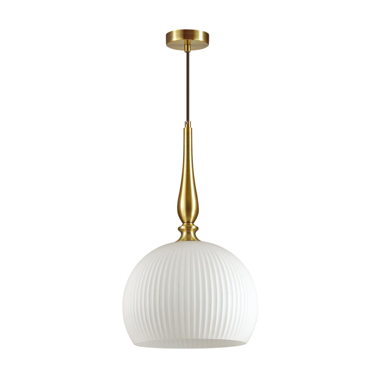 Белый/бронзовый Подвес E27 60W RUNGA PENDANT, арт. 4765/1