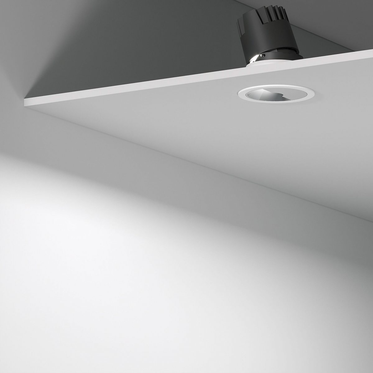 Точечный светодиодный светильник 10W 4000K белый/хром 25090/LED