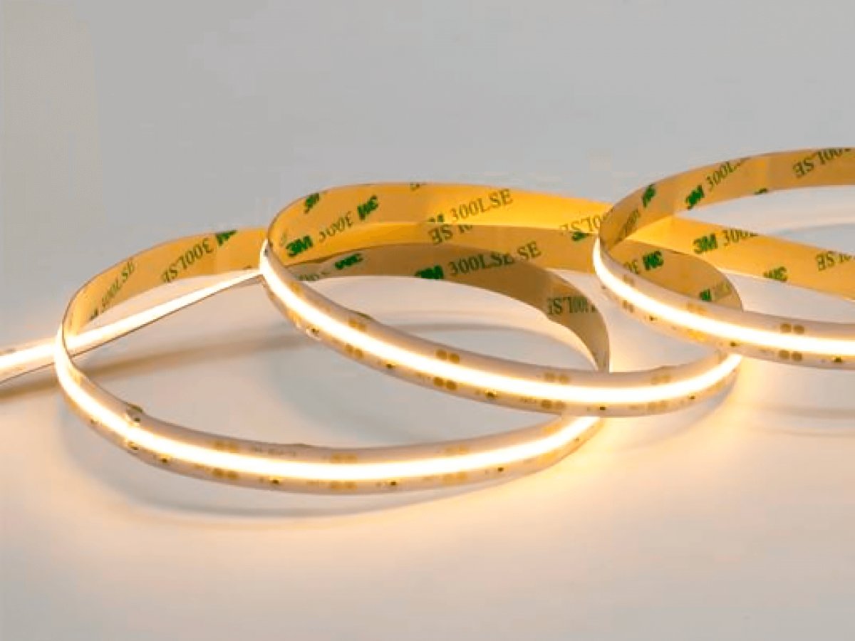 Лента светодиодная 6Вт/м SWG-COB320, Открытая (IP20), 3000К, 24В, 3М, SWG-COB320-24-6-WW, катушка 5 м