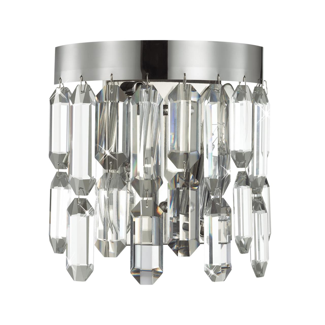 Хром/хрусталь Бра E14 2*40W DAKISA HALL, арт. 4985/2W