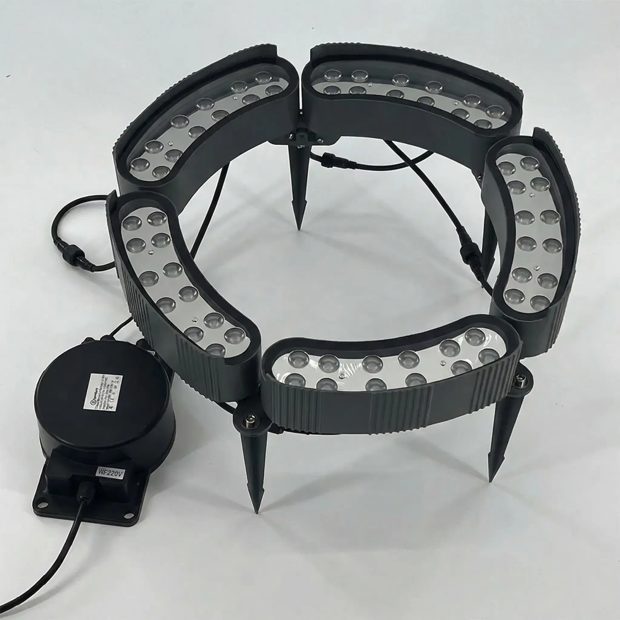 Комплект круговой подсветки LED 5712 5*12W на «колышке» 3000K 
