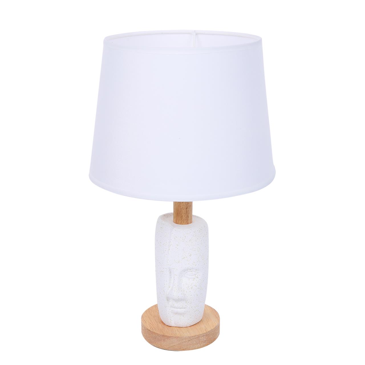 Белый, керамика/текстиль Настольная лампа Е27 1*60W 220V VISIONA MODERNI, арт. 8210/1T