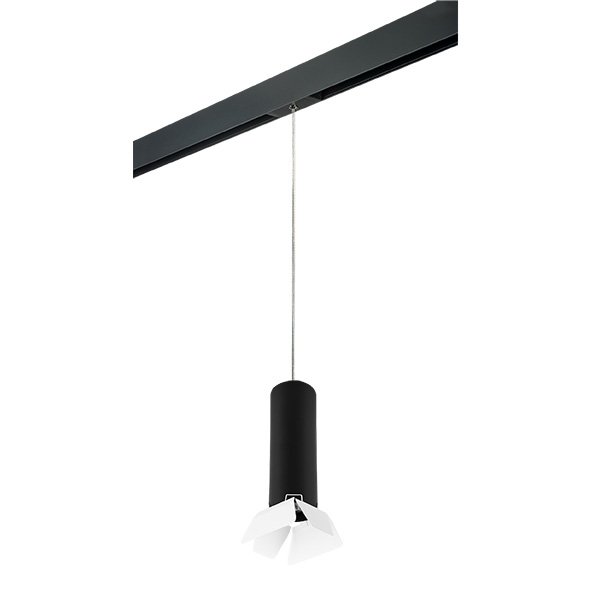 Комплект со светильником Rullo для трека PRO Rullo, черный Lightstar PRORP497436
