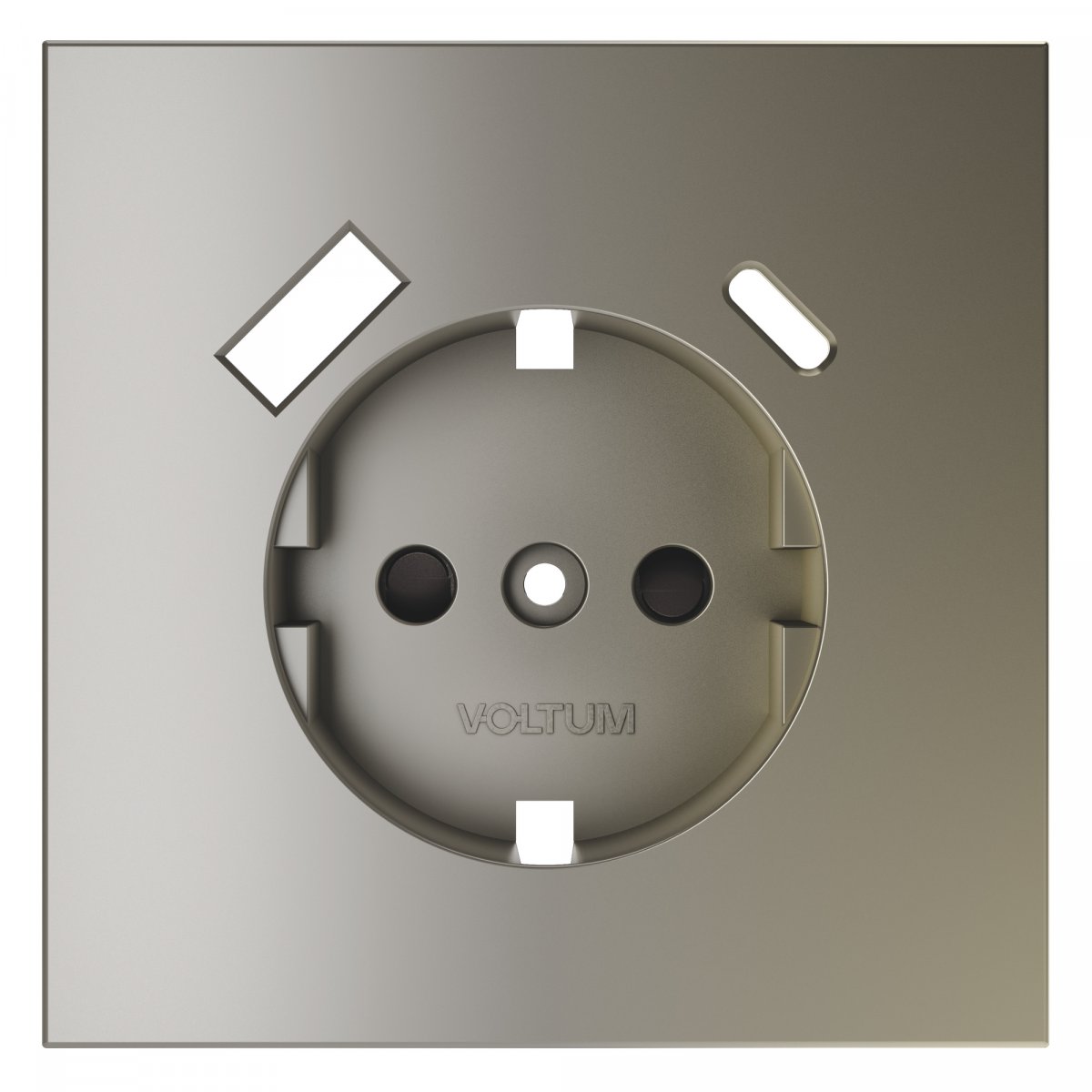 Накладка для розетки с заземлением и защитными шторками, с USB A+C, S70 (шелк)