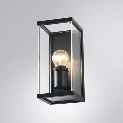 фото Уличный настенный светильник Arte Lamp POT A1631AL-1BK