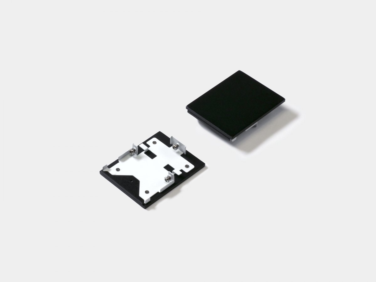 Заглушки черные SWG L5570-DEB для профиля L5570, 2 шт/комплект