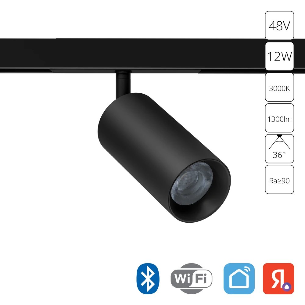Магнитный трековый светильник Arte Lamp OPTIMA SMART A7381PL-1BK