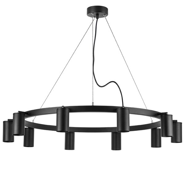 Люстра подвесная Rullo, черный Lightstar LR020370
