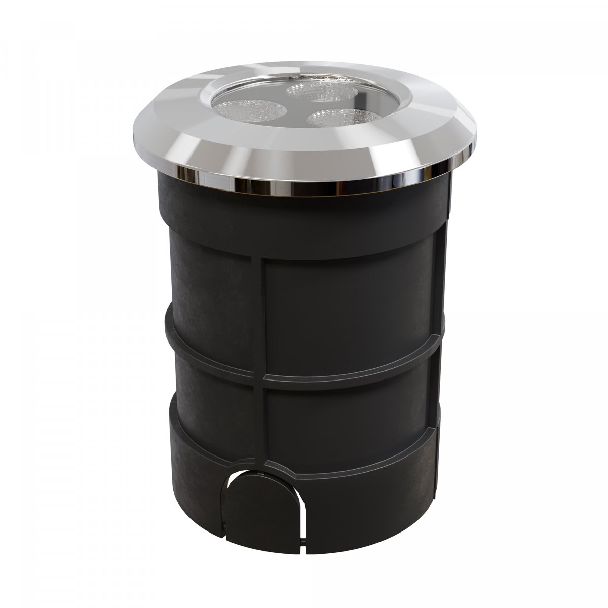 Уличный встраиваемый светильник Maytoni Outdoor Flash O044DL-L3S3K, серебро