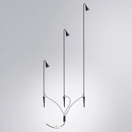 фото Грунтовый светильник Arte Lamp MULIPHEIN A1084PA-3BK