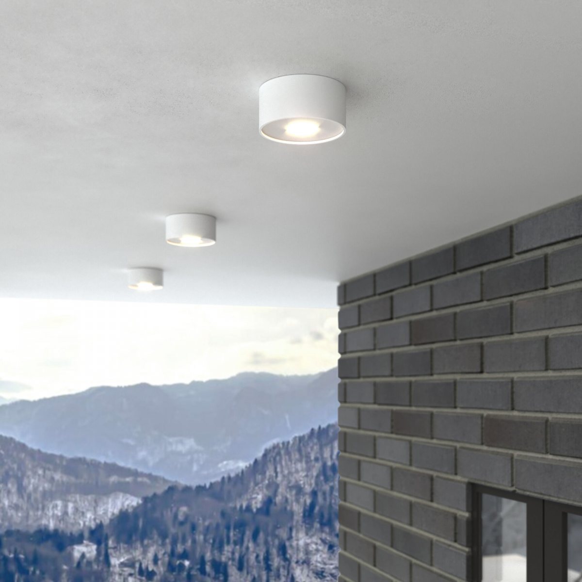 Уличный потолочный светильник Light LED 2135 IP65 35141/H белый