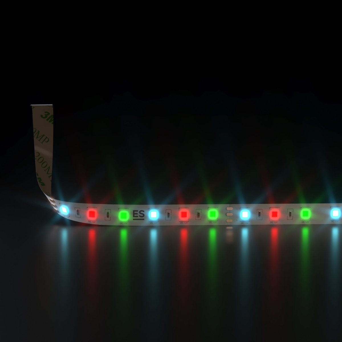 Светодиодная лента 12 В 14,4 Вт/м 60 Led/м 5050 IP20, RGB, 5 м
