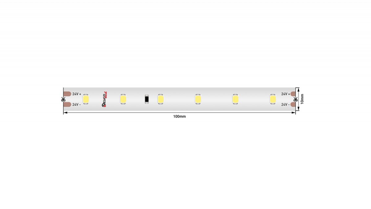 Лента светодиодная SWG DSG 2835 DW 60L-V24-IP67 4000 K, 60LED/m, 6W/m, LUX (20м/кат), катушка 20 м
