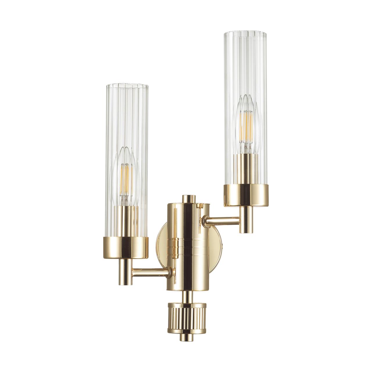 Золотой Бра E14 2*40W 220V KAMILLA CLASSI, арт. 5274/2W