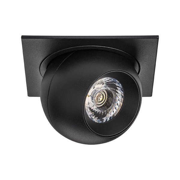 Комплект из светильника и рамки Intero BALL, черный Lightstar i51774