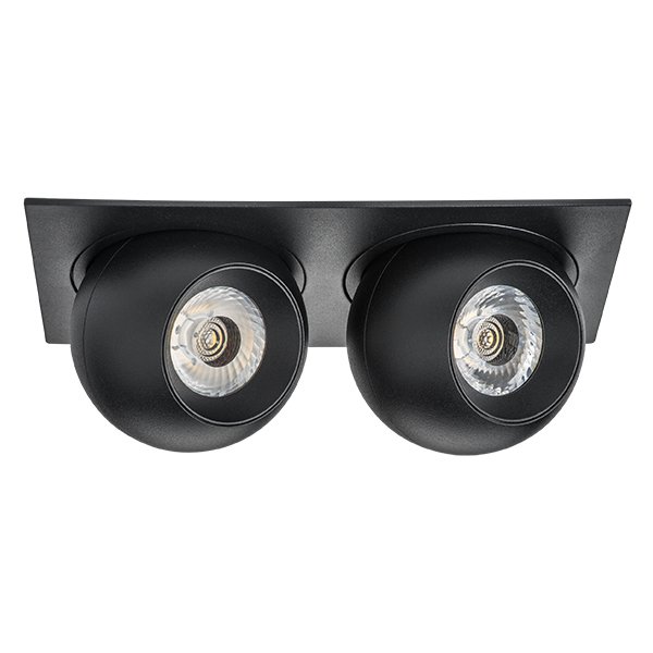 Комплект из светильника и рамки Intero BALL, черный Lightstar i5277272