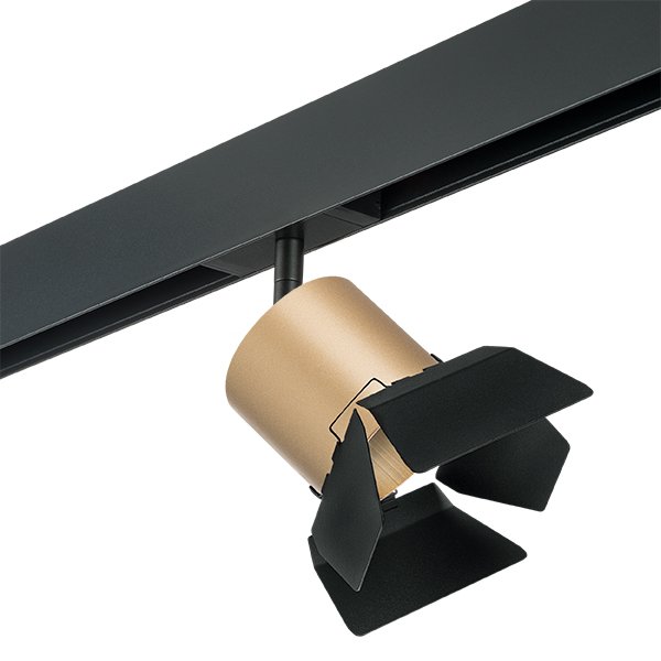 Комплект со светильником Rullo для трека PRO Rullo, черный Lightstar PRO3490487