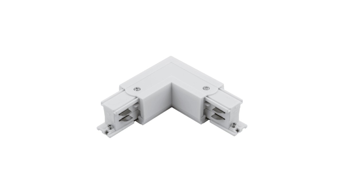 Коннектор SWG для трековых систем, правый, белый, CN-3F-L-R-WH