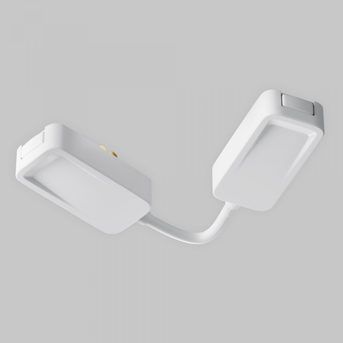 Коннектор питания угловой встраиваемый 6см Radity белый Maytoni Technical TRA084CPC-W-12