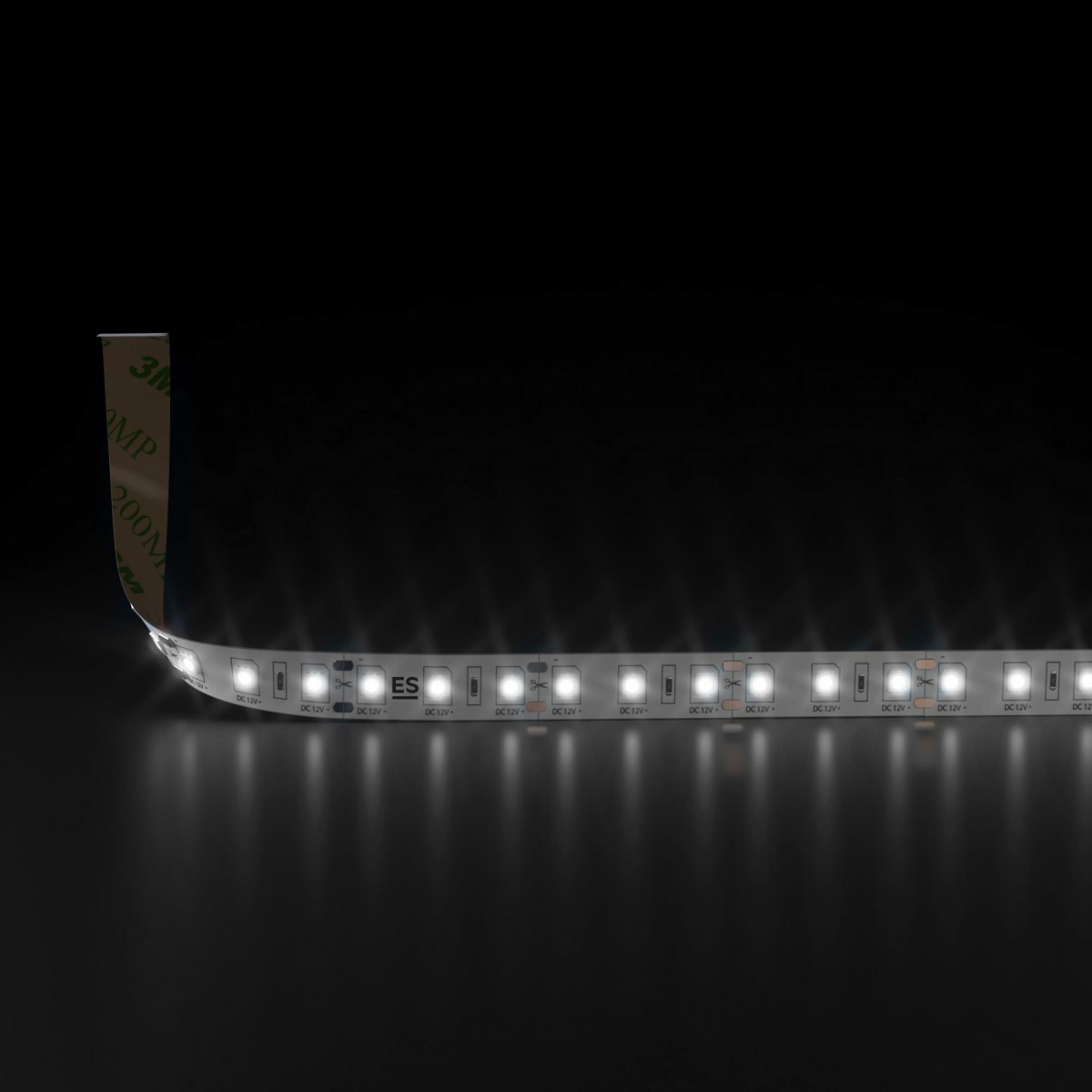Светодиодная лента 24 В 14,4 Вт/м 60 Led/м 5050 IP20, дневной белый 4200K, 5 м