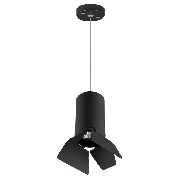 Комплект со светильником Rullo, черный Lightstar RP437437