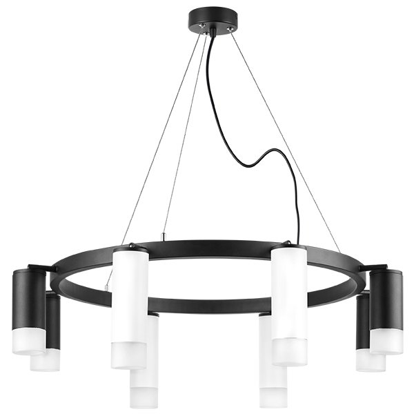 Люстра подвесная Rullo, черный Lightstar LR0188643741