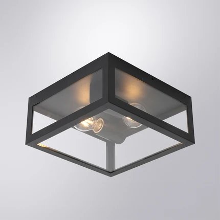 фото Уличный потолочный светильник Arte Lamp BELFAST A4569PF-2BK