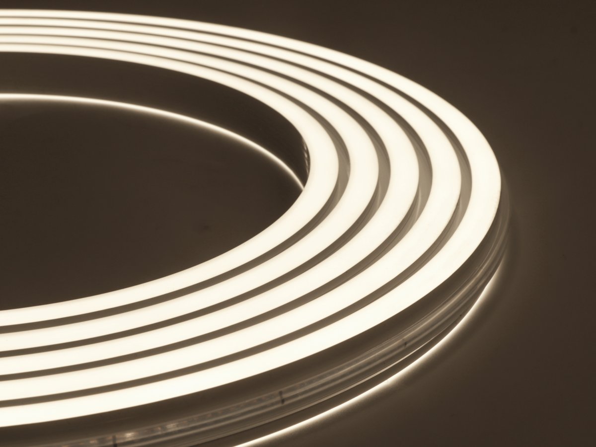 Лента неоновая двойная SWG, SMD2835, 140led/m, 10Вт/м, 24В, 4000K, IP67, катушка 5 м