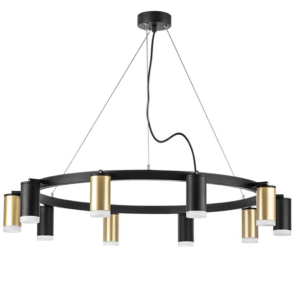 Люстра подвесная Rullo, черный Lightstar LR0204053750
